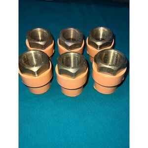 6 TFP BlazeMaster 1 Inch CPVC Female Adapter 80145 Fire Sprinkler Fittings Brass